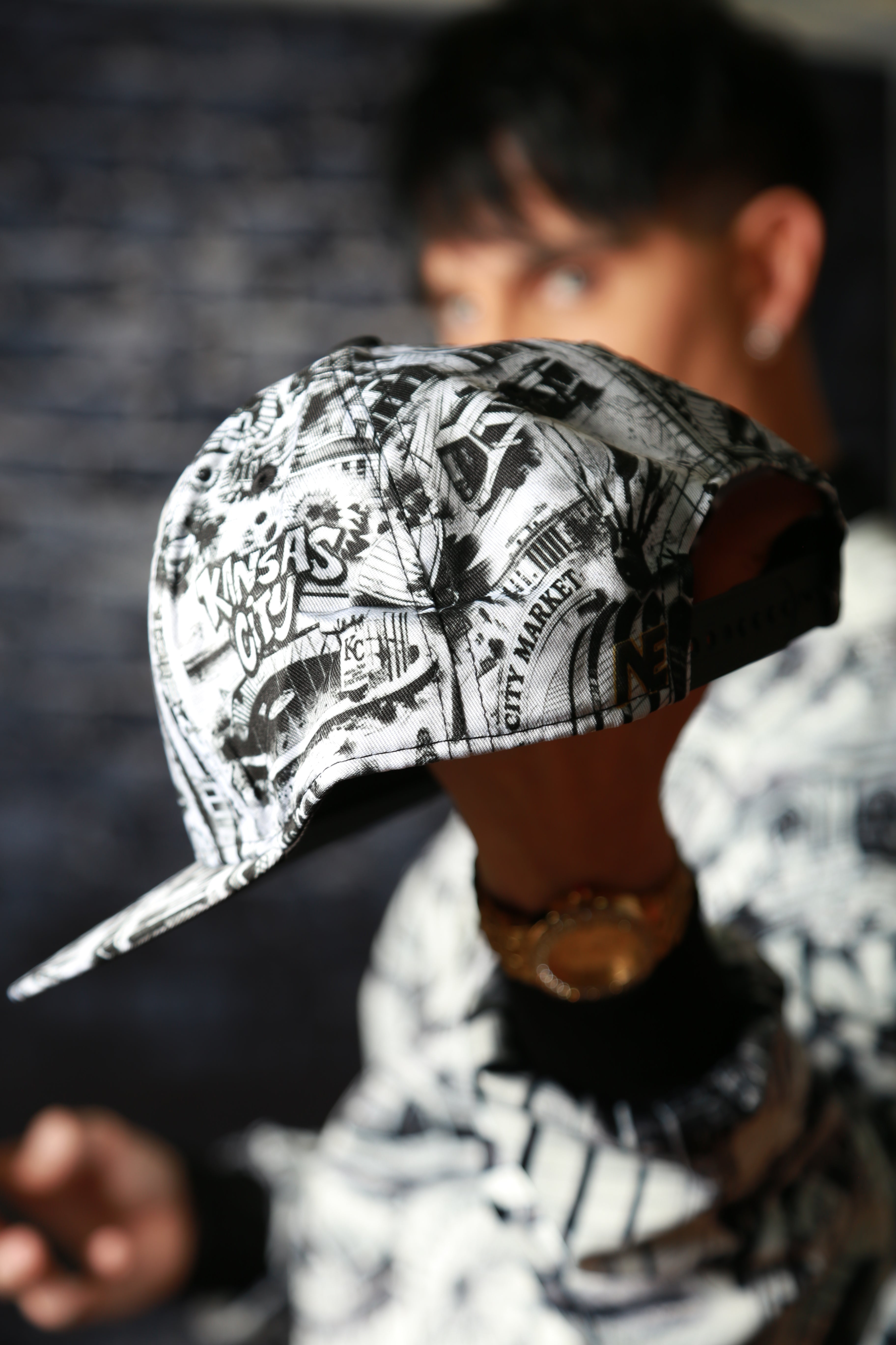 KANSAS CITY B&W Hat