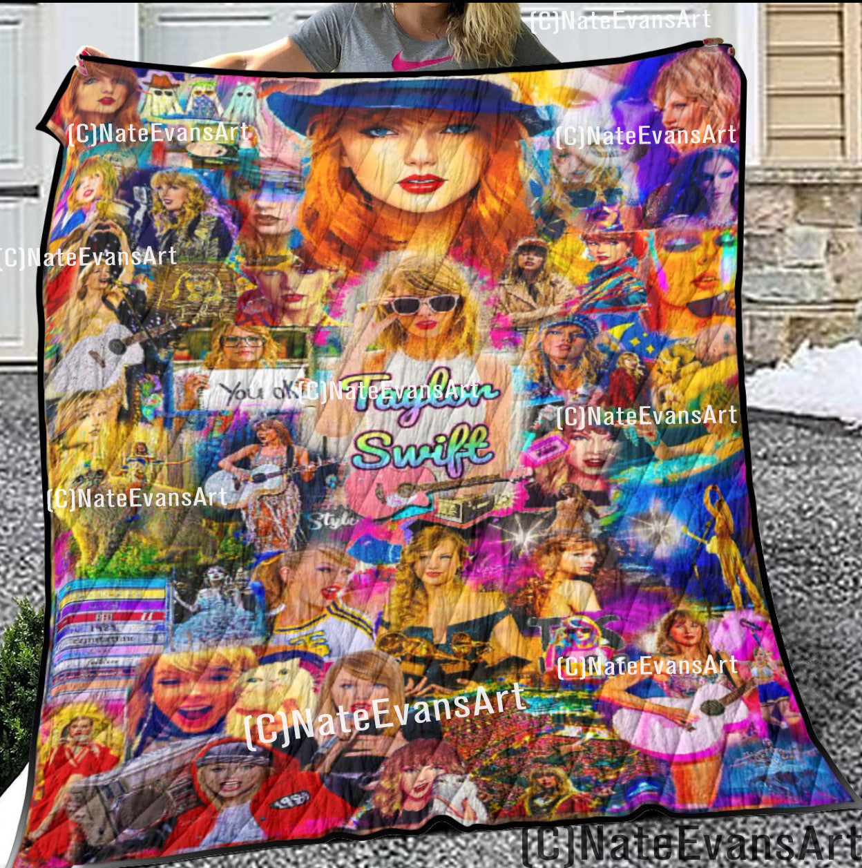 TAYLOR SWIFT QUILT (3 SIZES)