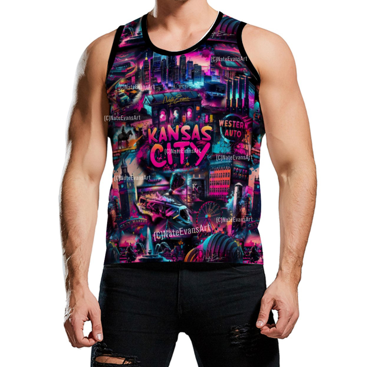 KANSAS CITY Mens Tank Top