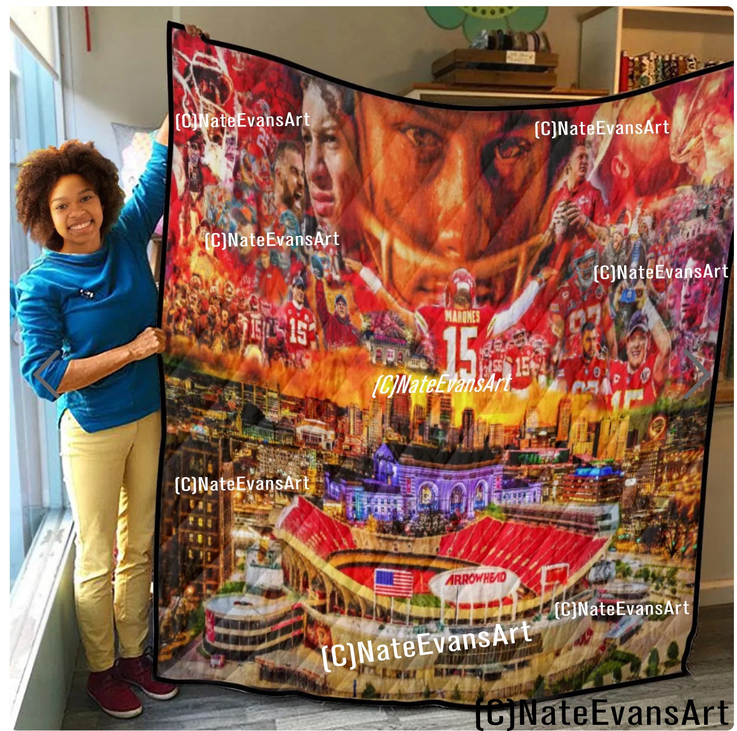 CHIEFS QUILT (3 SIZES)