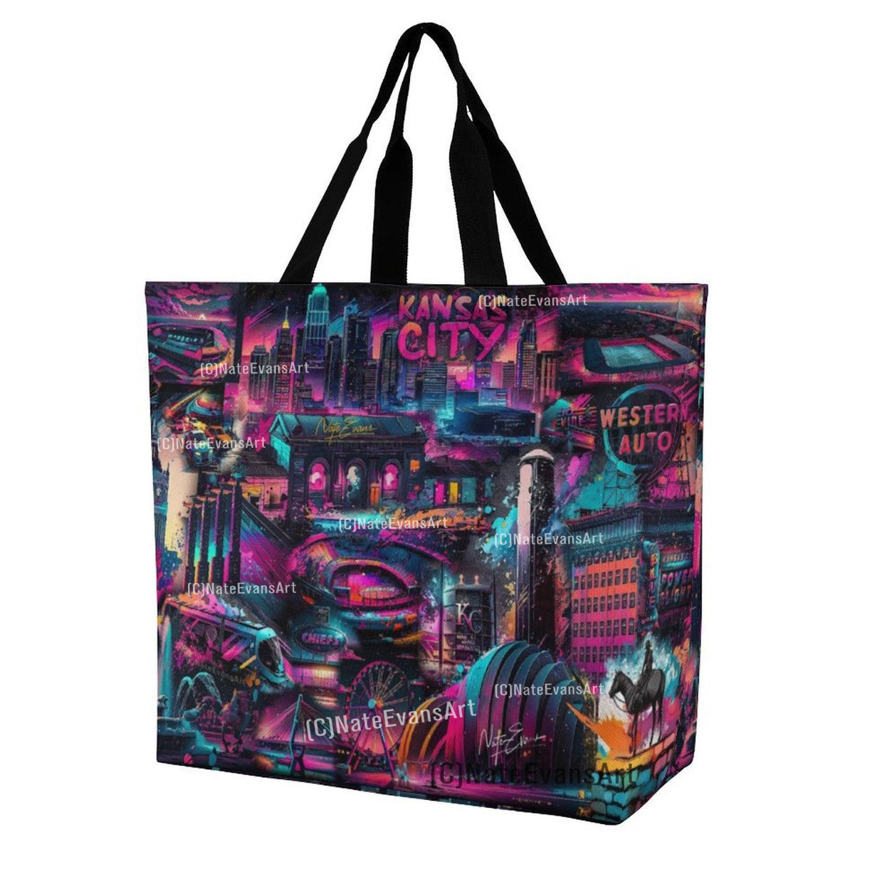 KANSAS CITY Large shopping bag