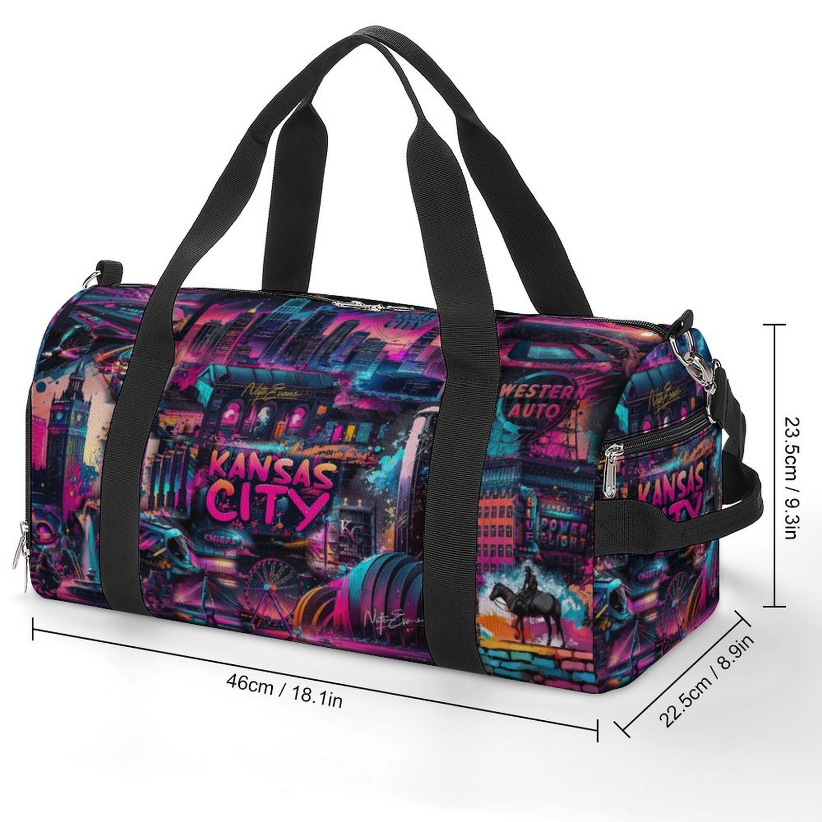KANSAS CITY Gym Bag "The Speed of Light"