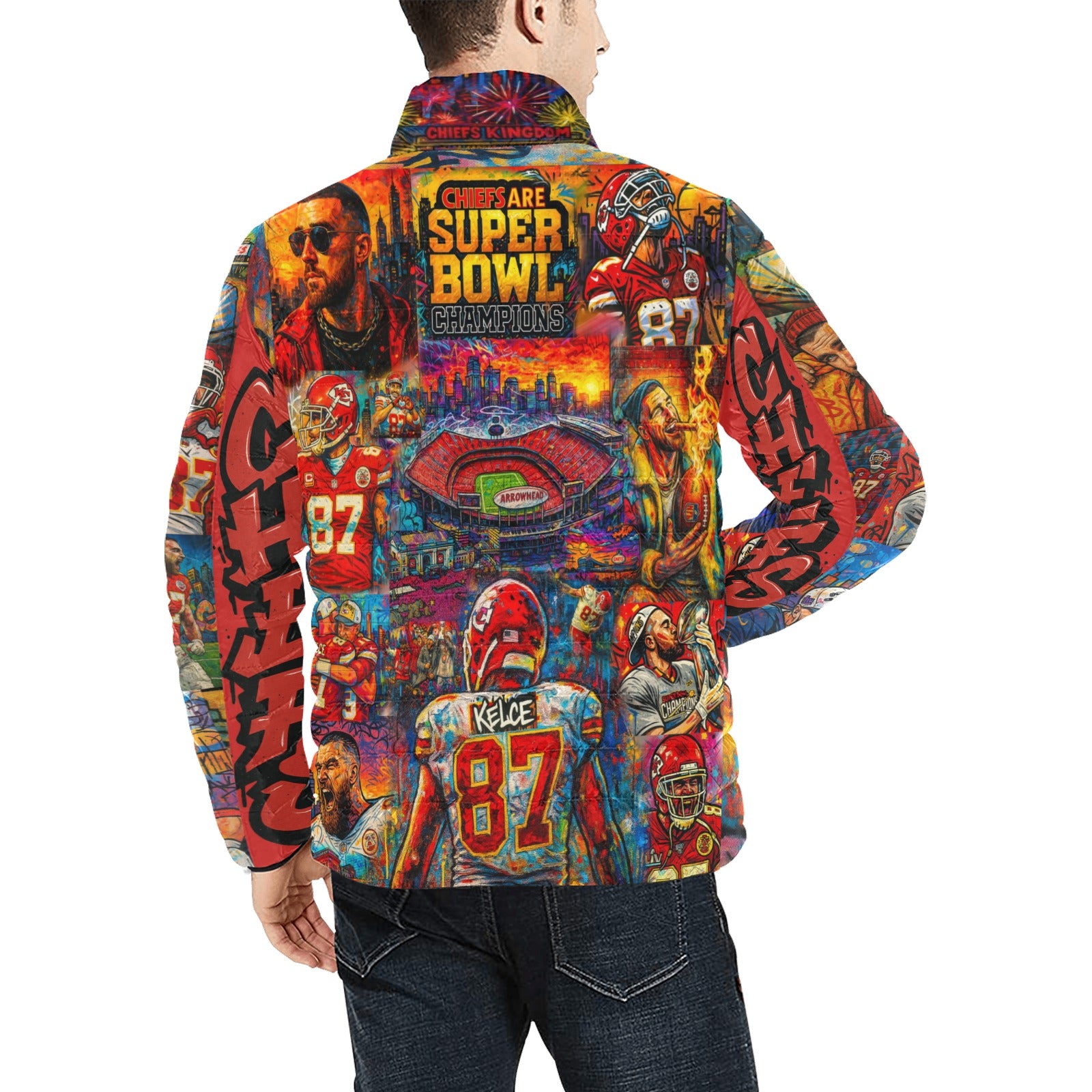 CHIEFS Bubble Coat "TRAVIS KELCE"