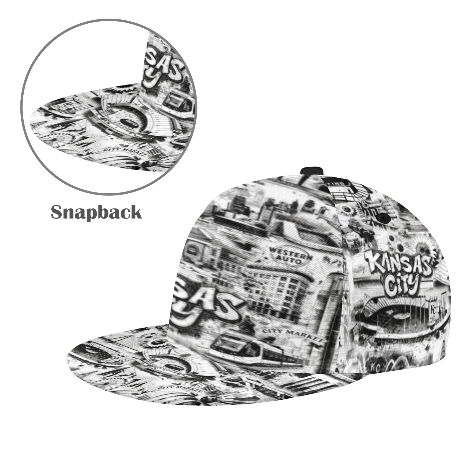 KANSAS CITY B&W Hat
