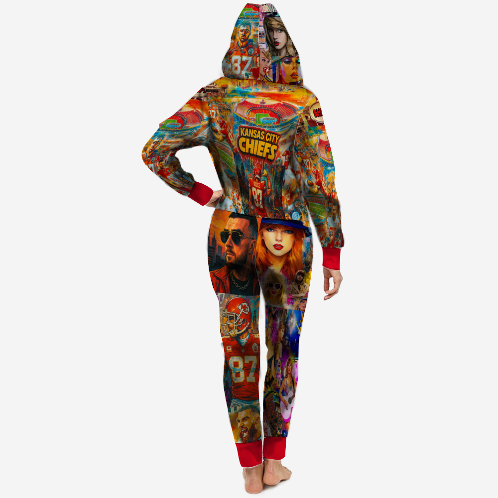TAYLOR SWIFT & TRAVIS KELCE unisex Onesie
