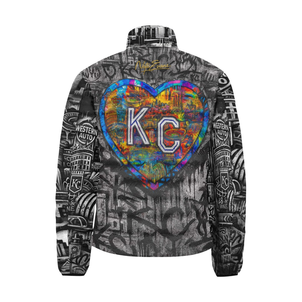 KANSAS CITY HEART Unisex BUBBLE COAT