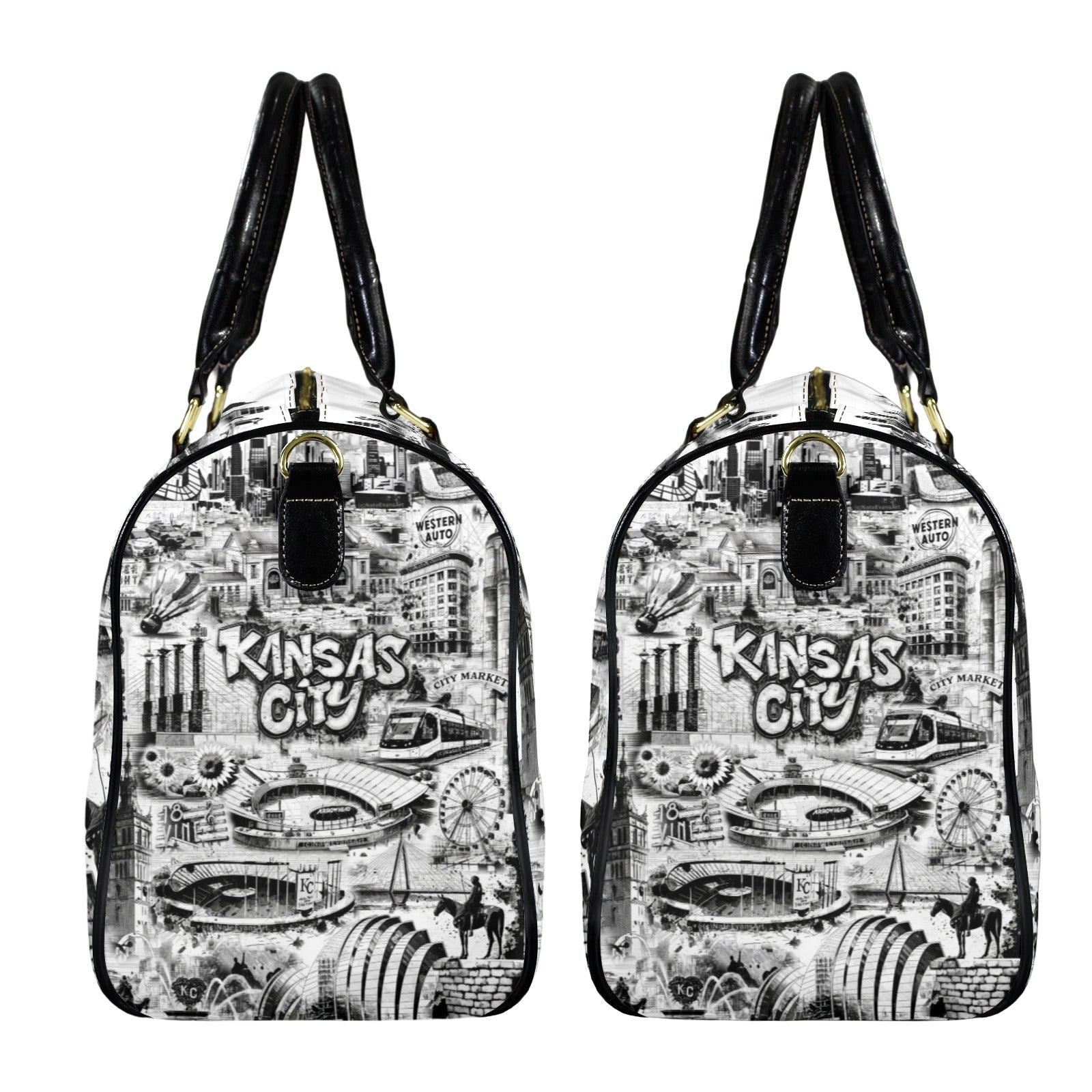KANSAS CITY Leather Travel Bag