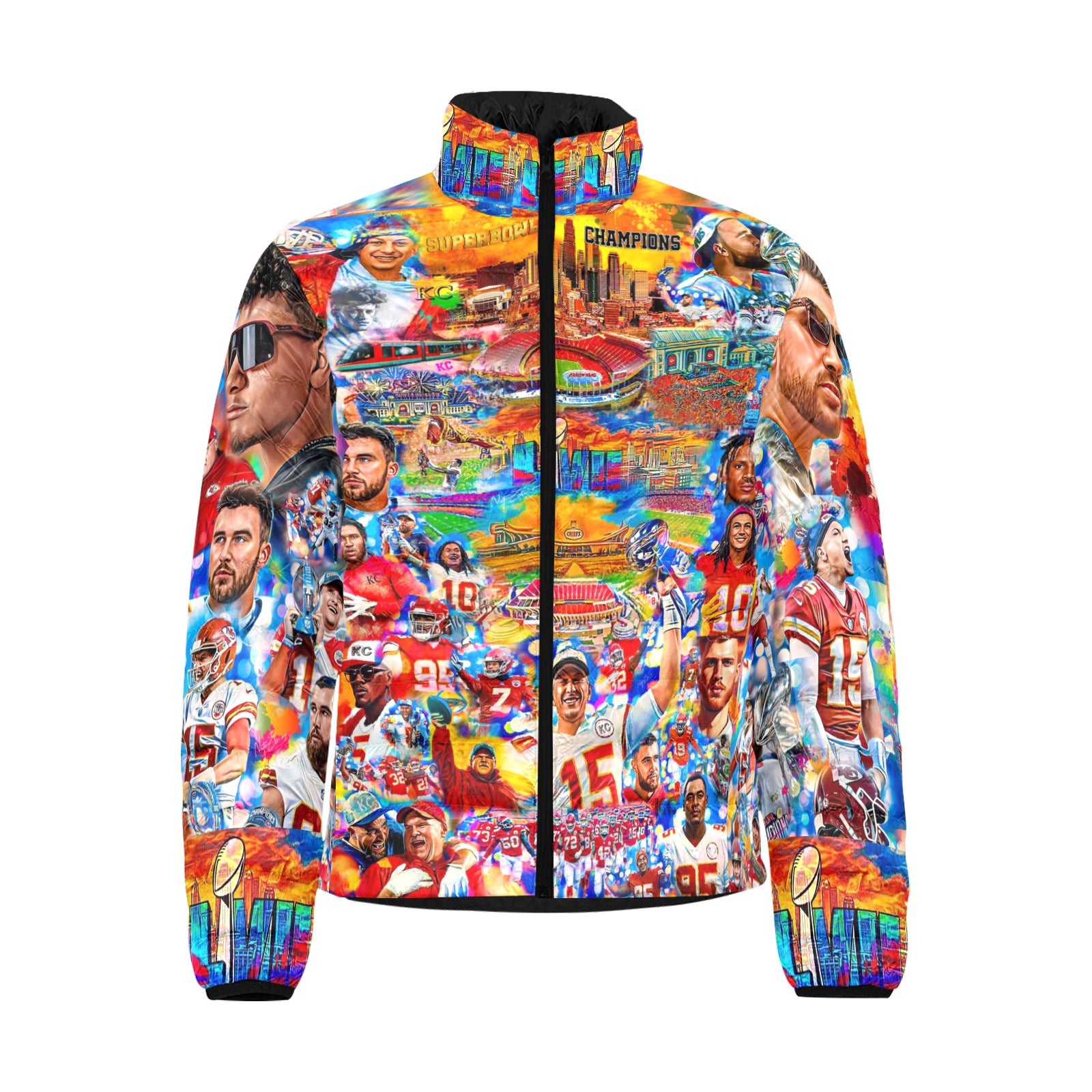 CHIEFS Superbowl Unisex BUBBLE COAT