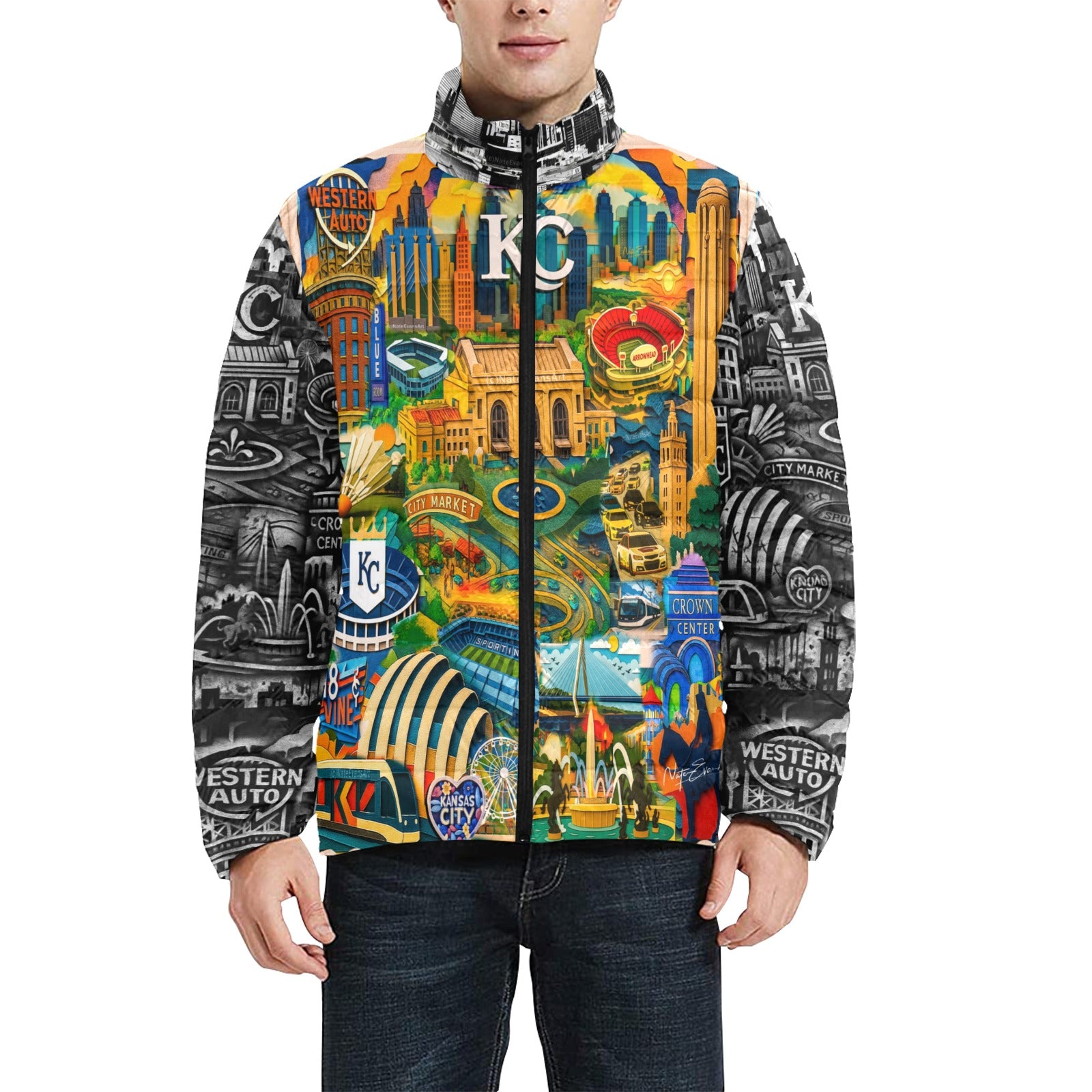 KANSAS CITY Unisex BUBBLE COAT