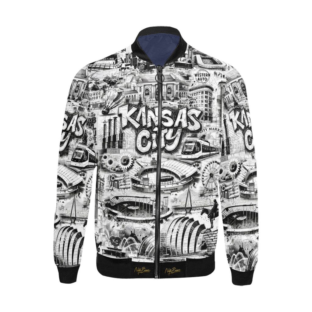 KANSAS CITY Unisex Jacket "High Grade" B&W