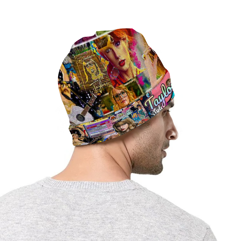 Custom Unisex Crochet Hairball Knit Cap Fashion Beanie Hat