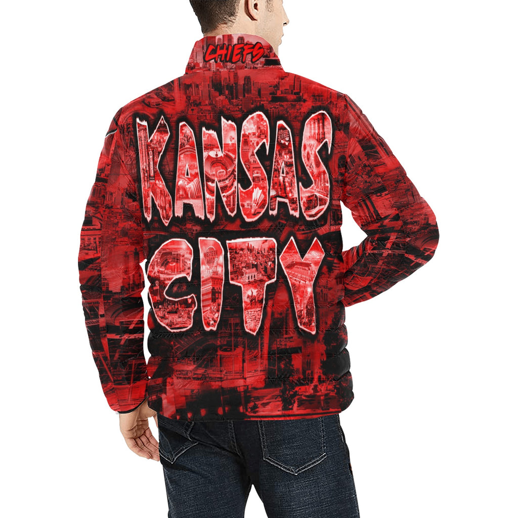 CHIEFS (Dark Red) Unisex BUBBLE COAT