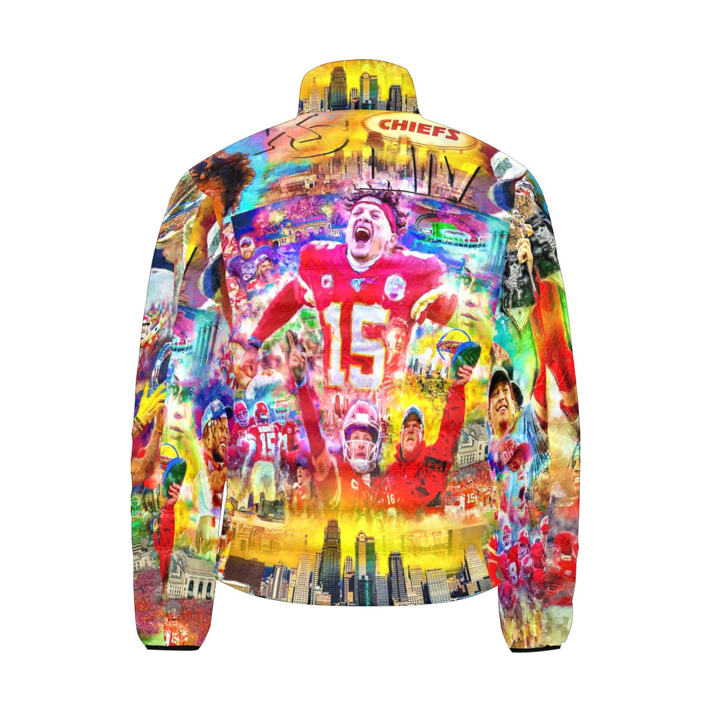 CHIEFS SUPERBOWL Unisex BUBBLE COAT (most popular, seen on tv)