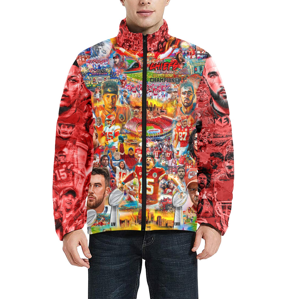 CHIEFS Superbowl Unisex BUBBLE COAT (as seen on tv)