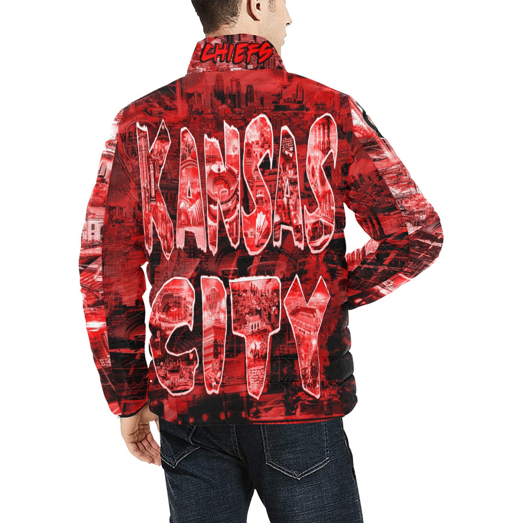 CHIEFS Unisex BUBBLE COAT (No numbers) Light Red